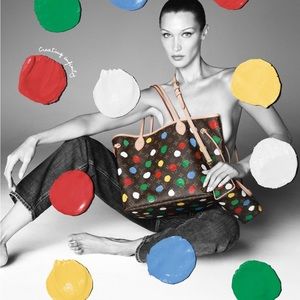 Brand New Louis Vuitton Limited Edition Yayoi Kusama Monogram Neverfull MM Tote